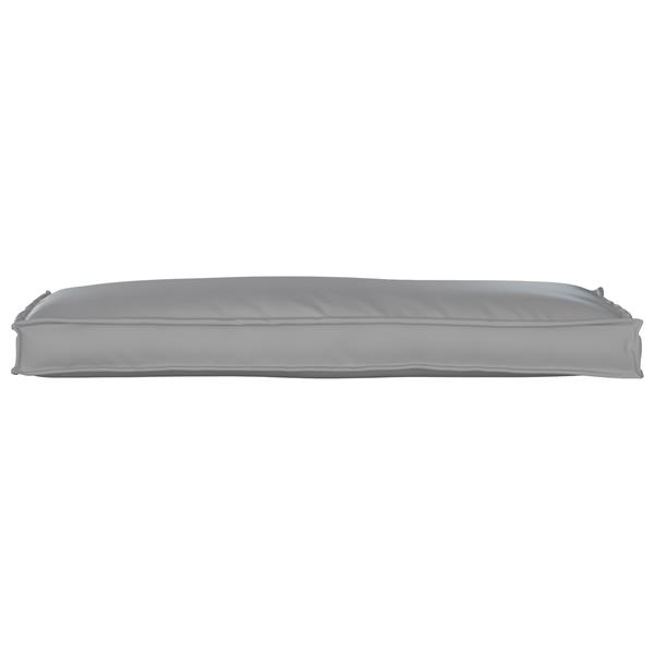 Grote foto vidaxl palletkussen bank 110x40x8 cm oxford stof grijs huis en inrichting woningdecoratie