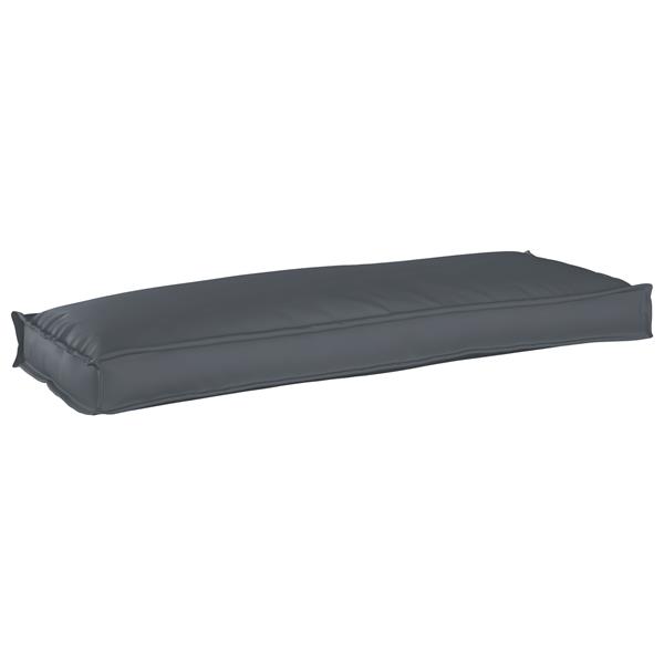 Grote foto vidaxl palletkussen bank 110x40x8 cm oxford stof antraciet huis en inrichting woningdecoratie