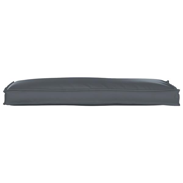 Grote foto vidaxl palletkussen bank 110x40x8 cm oxford stof antraciet huis en inrichting woningdecoratie