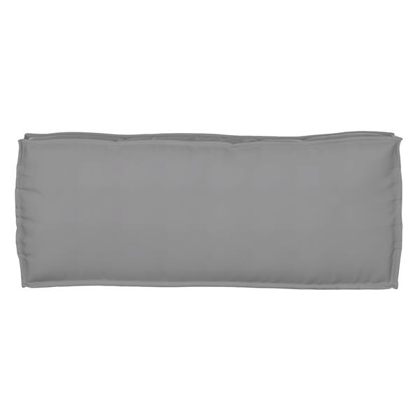 Grote foto vidaxl palletkussen bank 100x40x8 cm oxford stof grijs huis en inrichting woningdecoratie