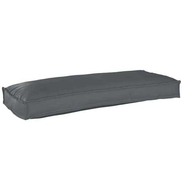 Grote foto vidaxl palletkussen bank 100x40x8 cm oxford stof antraciet huis en inrichting woningdecoratie