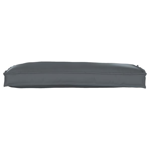 Grote foto vidaxl palletkussen bank 100x40x8 cm oxford stof antraciet huis en inrichting woningdecoratie