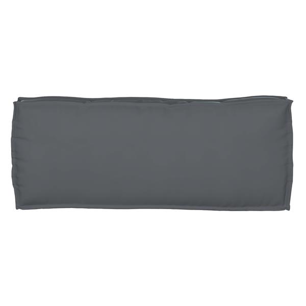 Grote foto vidaxl palletkussen bank 100x40x8 cm oxford stof antraciet huis en inrichting woningdecoratie