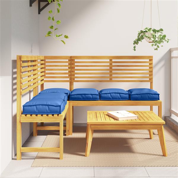 Grote foto vidaxl kussens voor palletstoelen 6 st koninklijk blauw 40x40x8 cm oxford stof huis en inrichting woningdecoratie