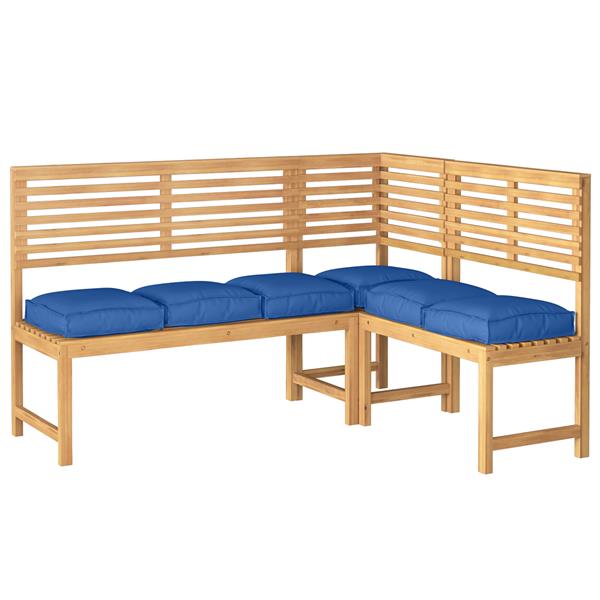 Grote foto vidaxl kussens voor palletstoelen 6 st koninklijk blauw 40x40x8 cm oxford stof huis en inrichting woningdecoratie