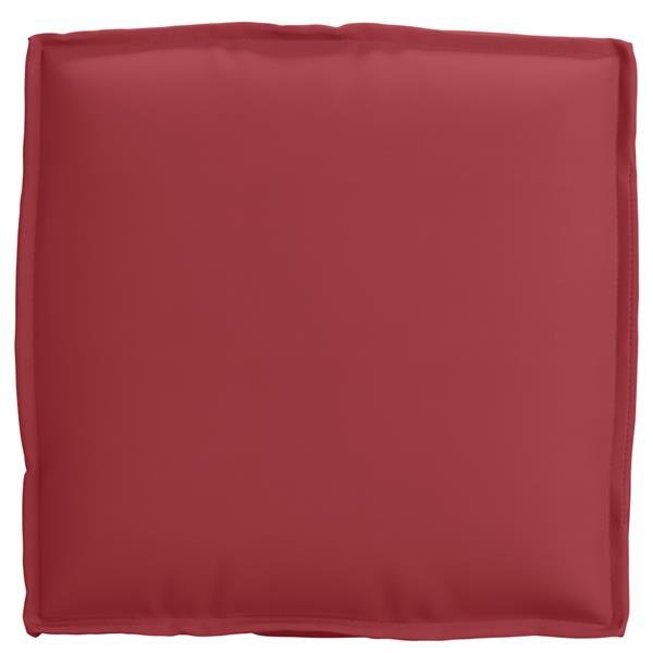 Grote foto vidaxl ligbedkussens voor zit 6 stuks wijnrood 40x40x8 cm oxford stof huis en inrichting woningdecoratie