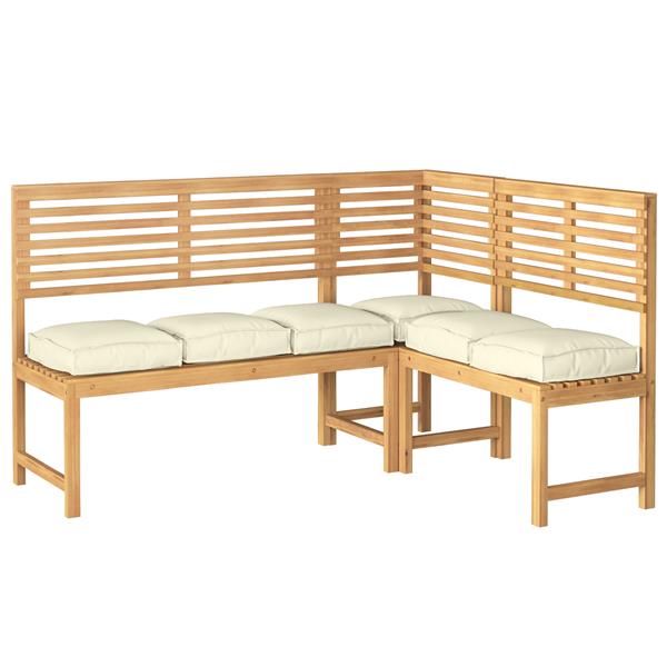Grote foto vidaxl palletkussens 6 stuks cr me 40x40x8 cm oxford stof huis en inrichting woningdecoratie