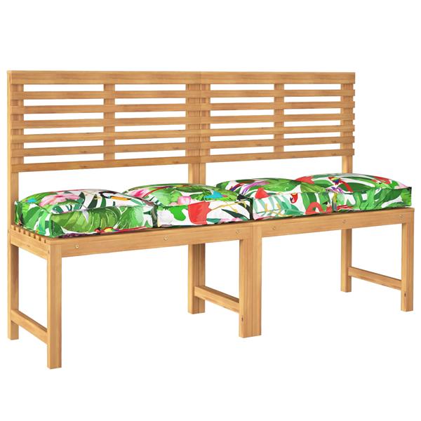 Grote foto vidaxl palletkussens 4 st zitting 40x40x8 cm jungle oxford stof huis en inrichting woningdecoratie