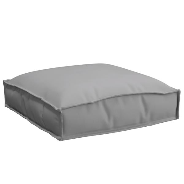 Grote foto vidaxl palletkussens 4 st zitting 40x40x8 cm oxford stof grijs huis en inrichting woningdecoratie