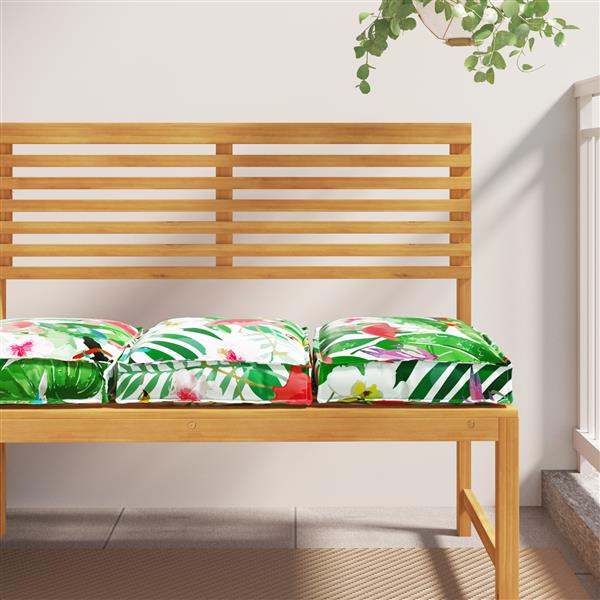 Grote foto vidaxl palletkussens voor zitplaatsen 2 stuks tropisch jungle 40x40x8 cm oxford stof huis en inrichting woningdecoratie