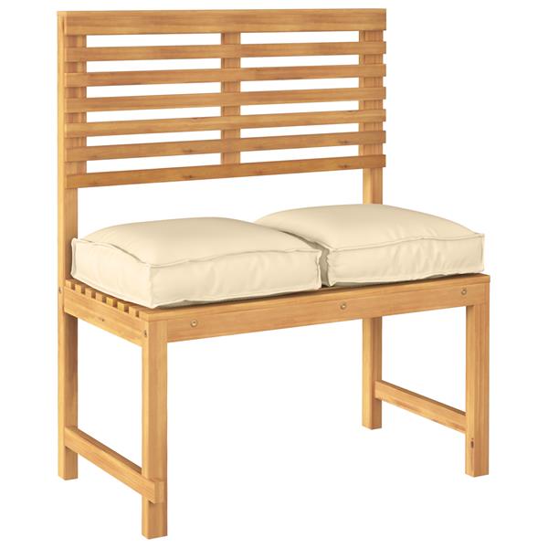 Grote foto vidaxl palletkussens 2 st zitting 40x40x8 cm oxford stof beige huis en inrichting woningdecoratie
