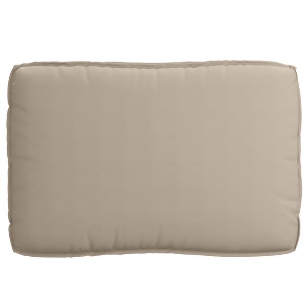 Grote foto vidaxl palletkussen zitting 120x80x12 cm oxford stof taupe huis en inrichting woningdecoratie
