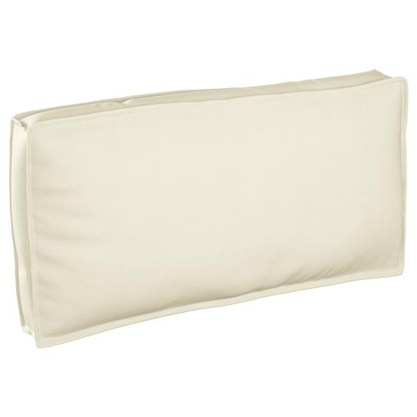 Grote foto vidaxl zit rugleuning kussen cr me 120x60x12 cm oxford stof huis en inrichting woningdecoratie