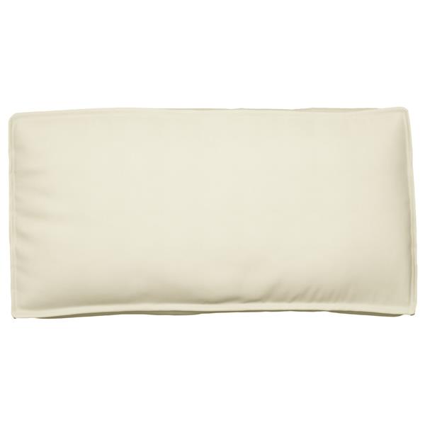 Grote foto vidaxl zit rugleuning kussen cr me 120x60x12 cm oxford stof huis en inrichting woningdecoratie