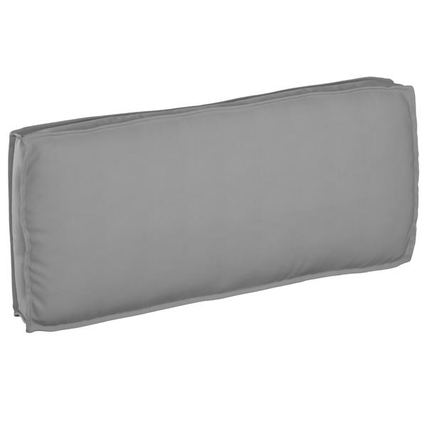 Grote foto vidaxl palletkussen zitting rug 120x50x12 cm oxford stof grijs huis en inrichting woningdecoratie