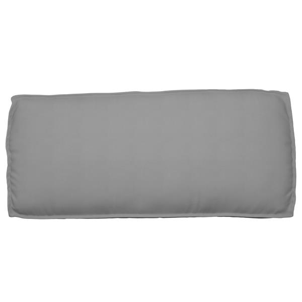 Grote foto vidaxl palletkussen zitting rug 120x50x12 cm oxford stof grijs huis en inrichting woningdecoratie