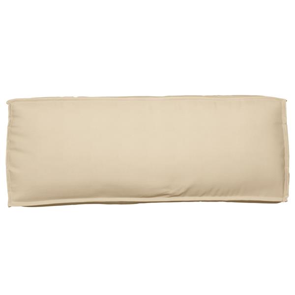 Grote foto vidaxl palletkussen rugleuning 120x40x12 cm oxford stof beige huis en inrichting woningdecoratie