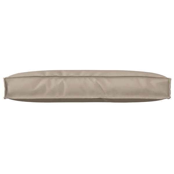 Grote foto vidaxl palletkussen rugleuning 80x40x12 cm oxford stof taupe huis en inrichting woningdecoratie