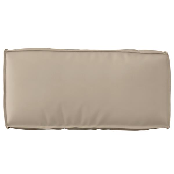 Grote foto vidaxl palletkussen rugleuning 80x40x12 cm oxford stof taupe huis en inrichting woningdecoratie