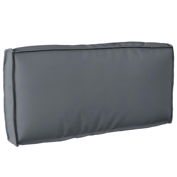 Grote foto vidaxl palletkussen rugleuning 80x40x12 cm oxford stof antraciet huis en inrichting woningdecoratie