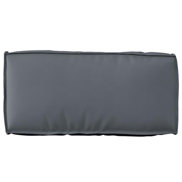 Grote foto vidaxl palletkussen rugleuning 80x40x12 cm oxford stof antraciet huis en inrichting woningdecoratie
