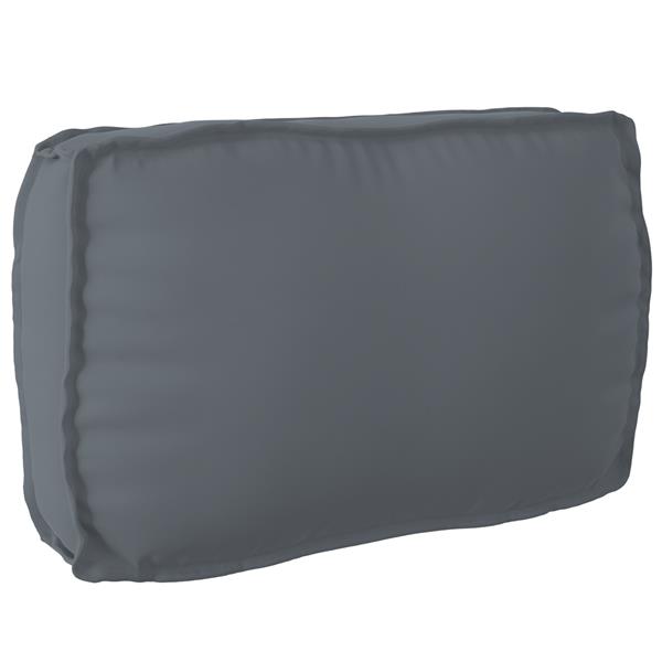 Grote foto vidaxl palletkussen rugleuning 70x40x12 cm oxford stof antraciet huis en inrichting woningdecoratie