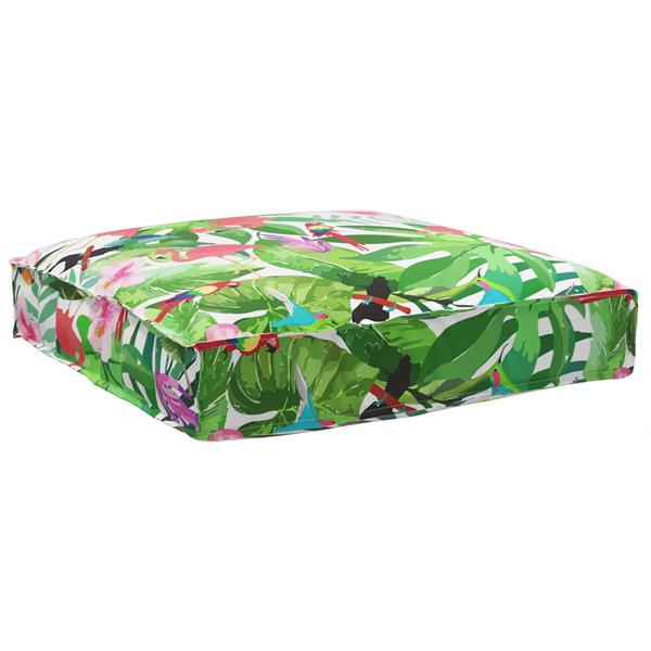 Grote foto vidaxl palletkussen zitting 80x80x12 cm jungle oxford stof huis en inrichting woningdecoratie