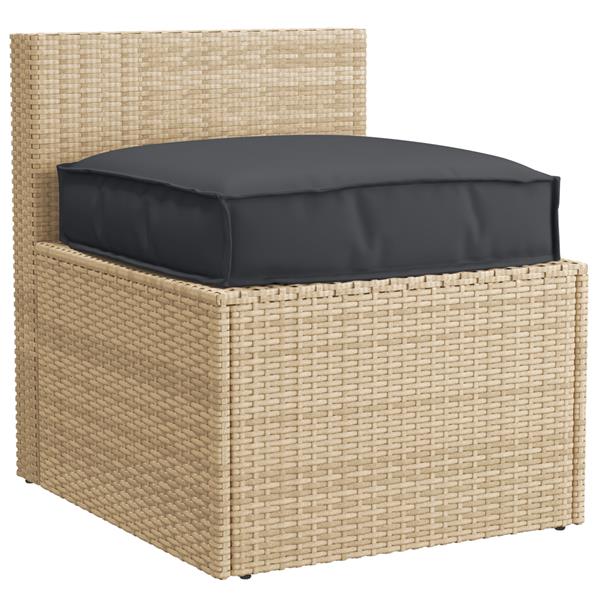 Grote foto vidaxl palletkussen zitting 60x60x12 cm oxford stof zwart huis en inrichting woningdecoratie