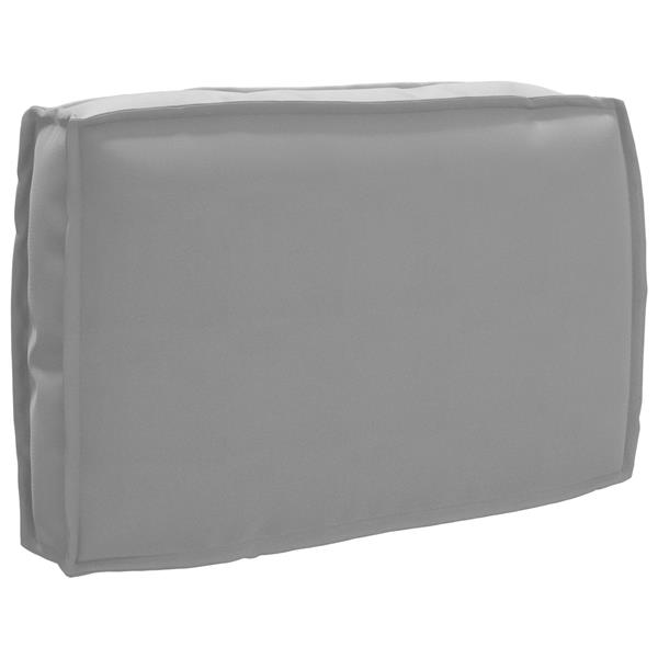 Grote foto vidaxl palletkussen rugleuning 60x40x12 cm oxford stof grijs huis en inrichting woningdecoratie