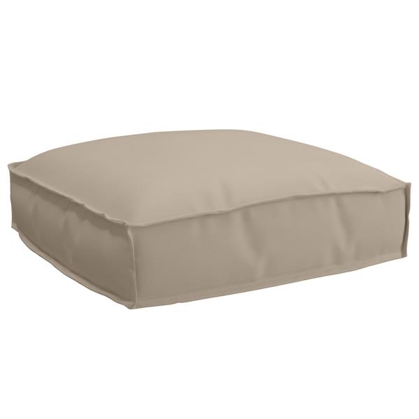 Grote foto vidaxl palletkussen zitting 50x50x12 cm oxford stof taupe huis en inrichting woningdecoratie