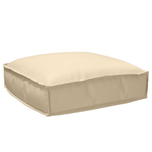 Grote foto vidaxl palletkussen zitting 50x50x12 cm oxford stof beige huis en inrichting woningdecoratie