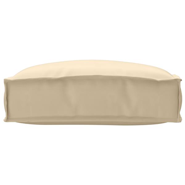Grote foto vidaxl palletkussen zitting 50x50x12 cm oxford stof beige huis en inrichting woningdecoratie