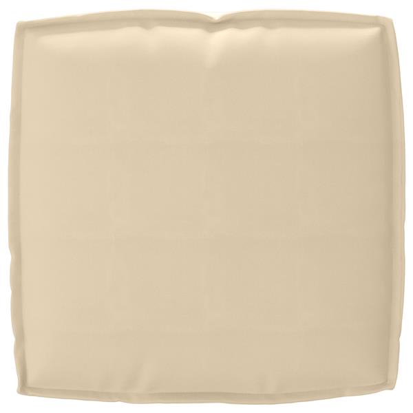 Grote foto vidaxl palletkussen zitting 50x50x12 cm oxford stof beige huis en inrichting woningdecoratie