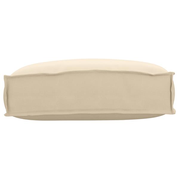 Grote foto vidaxl palletkussen rugleuning 50x40x12 cm oxford stof beige huis en inrichting woningdecoratie