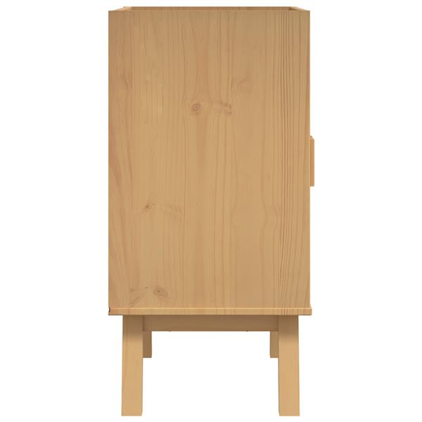 Grote foto vidaxl wastafelkast 114x43x73 5 cm massief grenenhout huis en inrichting complete badkamers
