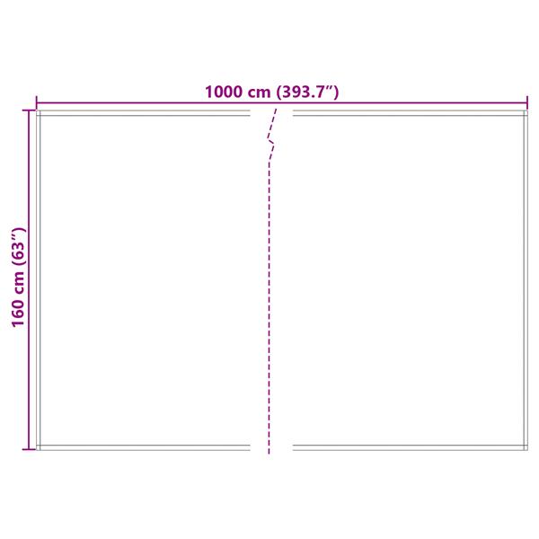 Grote foto vidaxl vervangstof voor zonwering multikleur 10x1.6 m tuin en terras overige tuin en terras