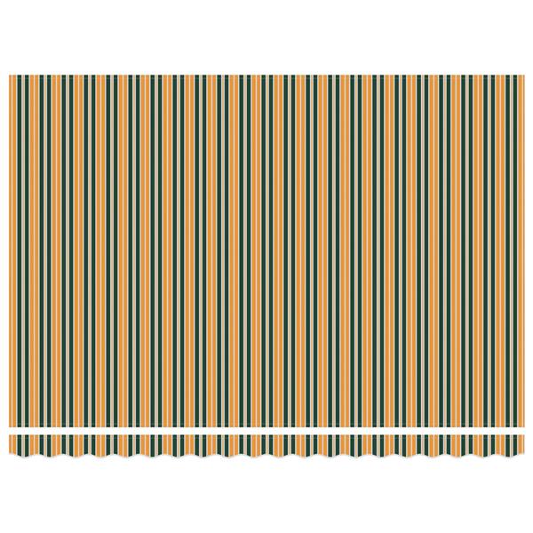 Grote foto vidaxl luifel vervangstof voor 4.5x3 m frame groen en geel tuin en terras overige tuin en terras