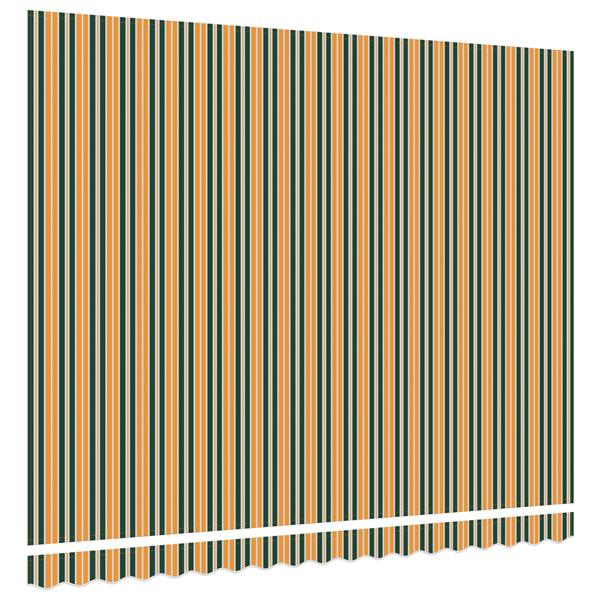 Grote foto vidaxl luifel vervangstof voor 4x3 m frame groen en geel tuin en terras overige tuin en terras