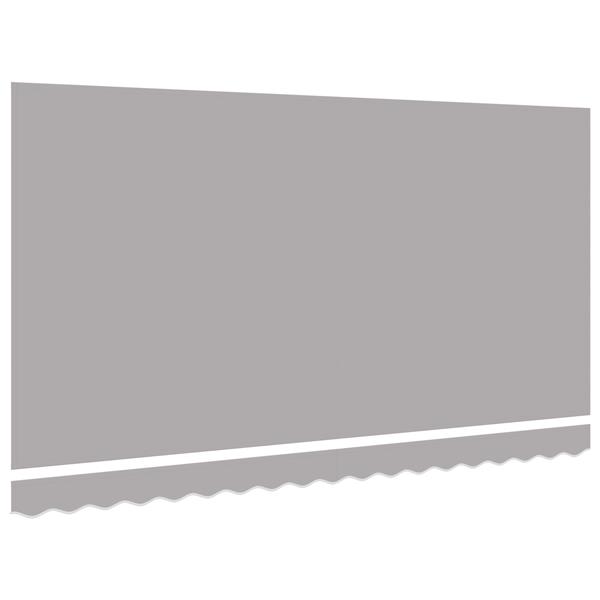 Grote foto vidaxl luifel vervangstof voor 4x2 m frame lichtgrijs tuin en terras overige tuin en terras