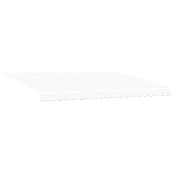 Grote foto vidaxl luifel vervangingsstof voor 4.5x3.5 m frame wit tuin en terras overige tuin en terras