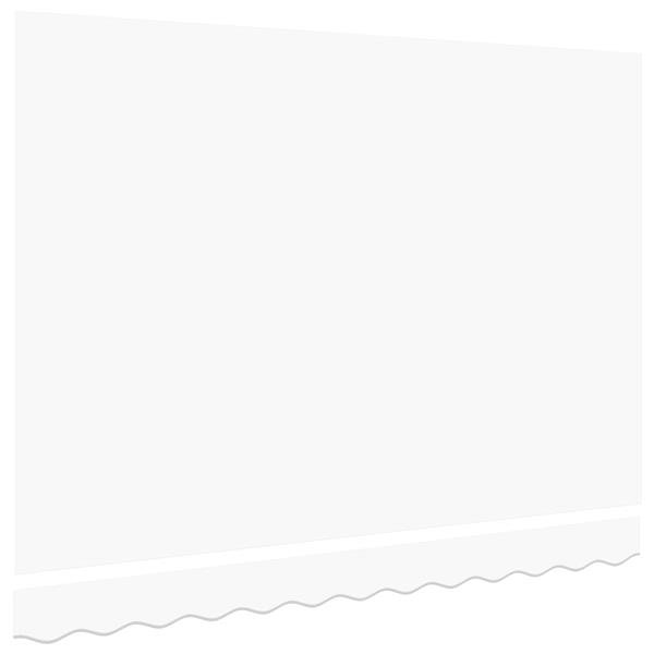 Grote foto vidaxl vervangende luifelstof voor 3.5x2.5 m frame wit tuin en terras overige tuin en terras