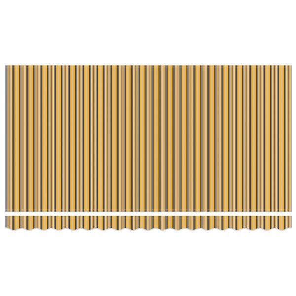 Grote foto vidaxl luifel vervangstof voor 4x2 m frame multicolor streep tuin en terras overige tuin en terras