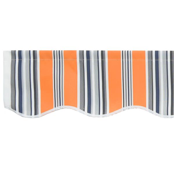 Grote foto vidaxl luifel vervangende stof voor 3.5x2m frame multicolor gestreept tuin en terras overige tuin en terras