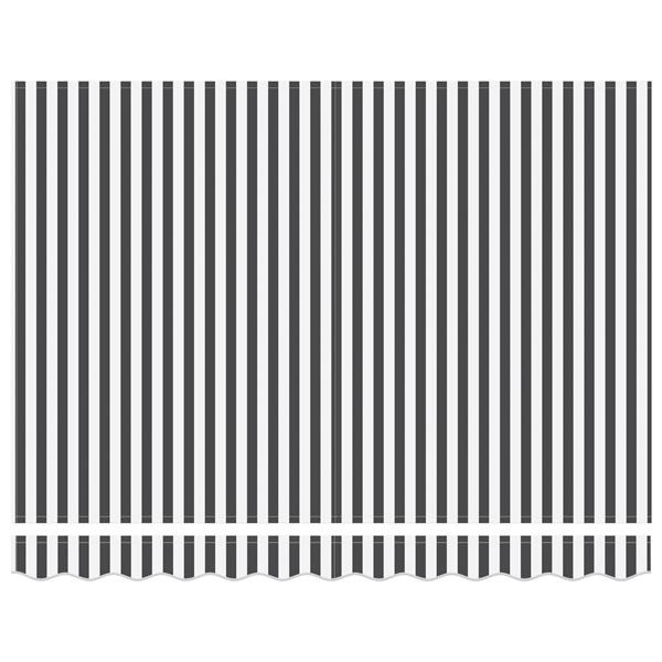 Grote foto vidaxl luifel vervangstof voor 3.5x2 m frame anthraciet en wit tuin en terras overige tuin en terras