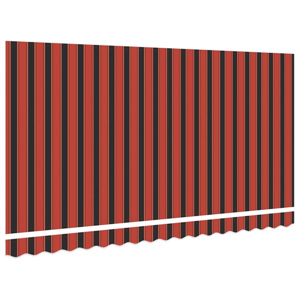 Grote foto vidaxl luifel vervangende stof voor 4x2 m frame multikleur gestreept tuin en terras overige tuin en terras