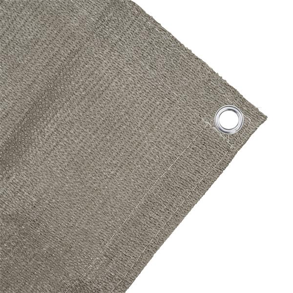 Grote foto vidaxl tent tarp licht grijs polyester 400 x 700 cm duurzaam tent tarp caravans en kamperen tenten