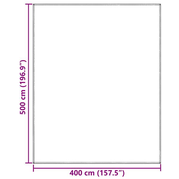 Grote foto vidaxl tentaccessoire blauw grijs polyethyleen 400 x 500 cm waterdicht caravans en kamperen tenten
