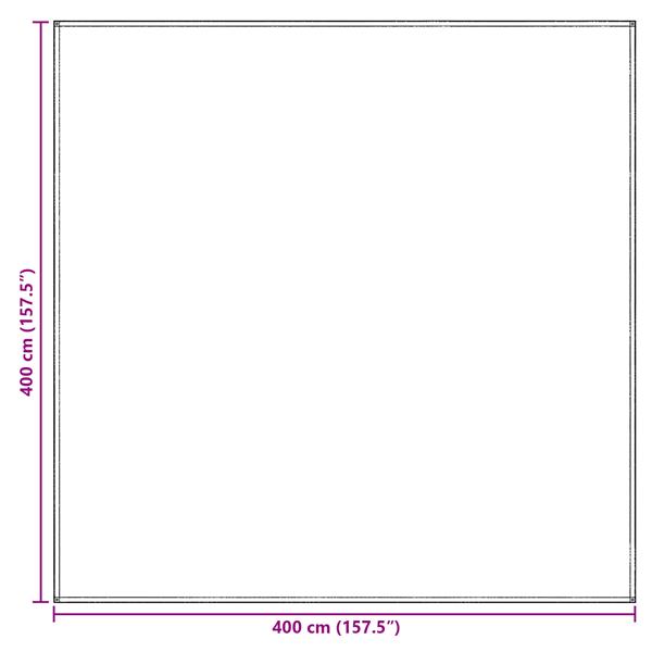 Grote foto vidaxl tent gadget blauw grijs polyester 400 x 400 cm waterdicht caravans en kamperen tenten