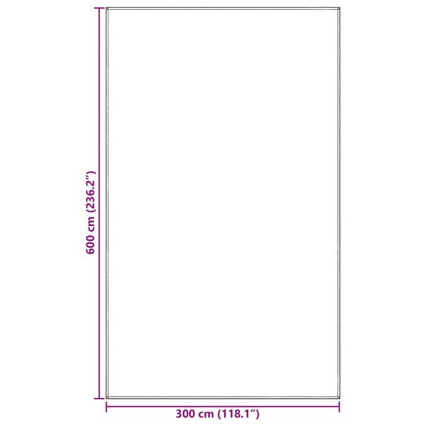 Grote foto vidaxl tentaccessoire blauw grijs polyester 300 x 600 cm waterafstotend caravans en kamperen tenten