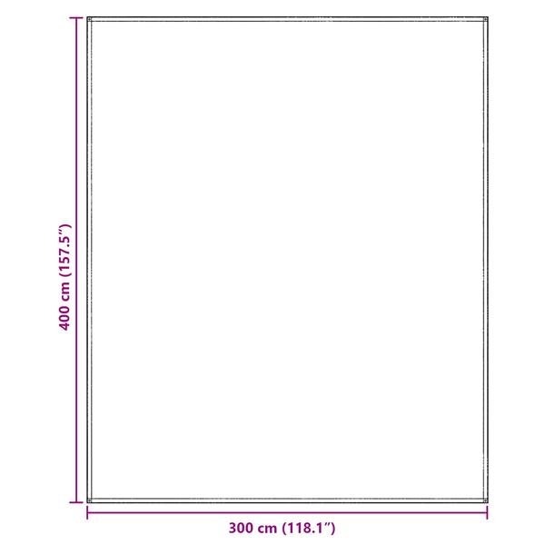 Grote foto vidaxl tent accessoire blauw grijs polyester 300 x 400 cm waterbestendig caravans en kamperen tenten